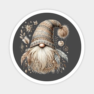 Boho Christmas Gnome Magnet